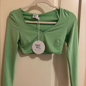 Brand new princess Polly green long sleeve